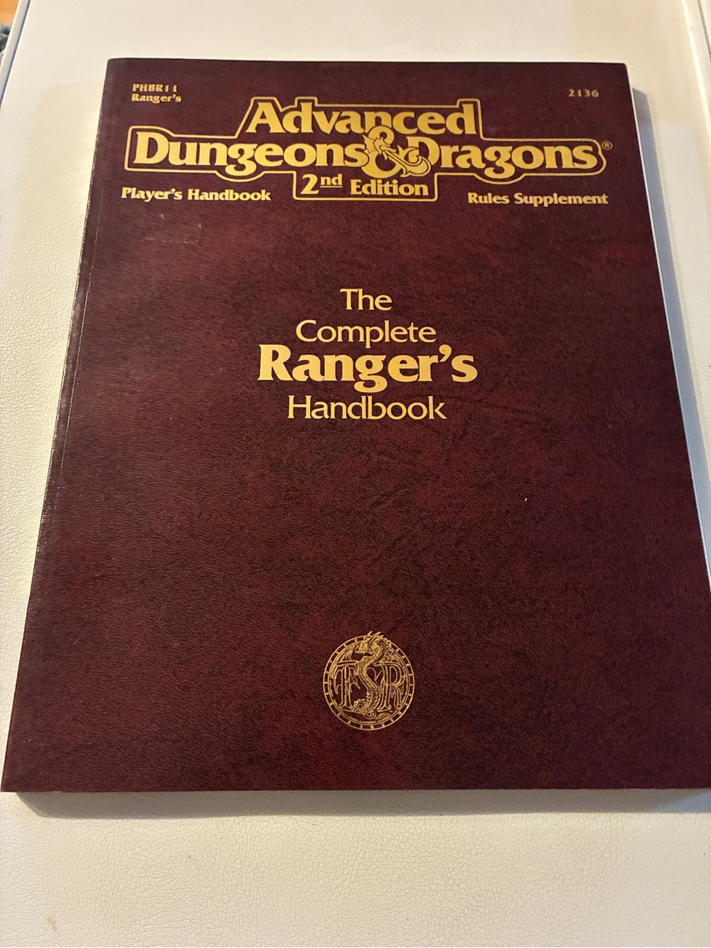 Vintage 1993 TSR AD&D 2e PHBR11 The Complete Ranger's Handbook TSR#2136 VG 1st